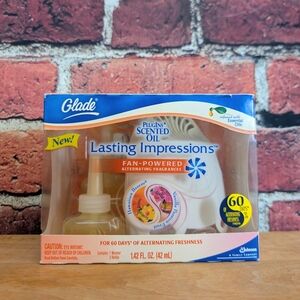 Glade Plugins Lasting Impressions Fan Powered Scented Oil, Hawaiian Breeze, New